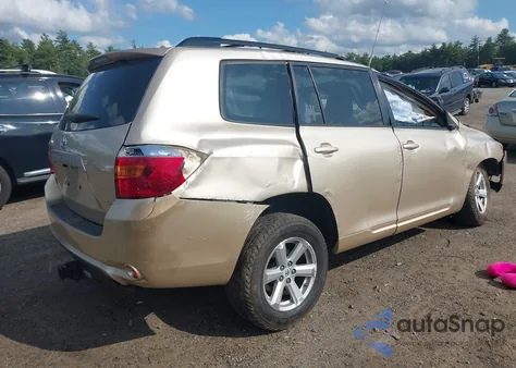 2010 Toyota Highlander Base V6 z USA, uszkodzony, nr VIN JTEBK3EH7A2161451